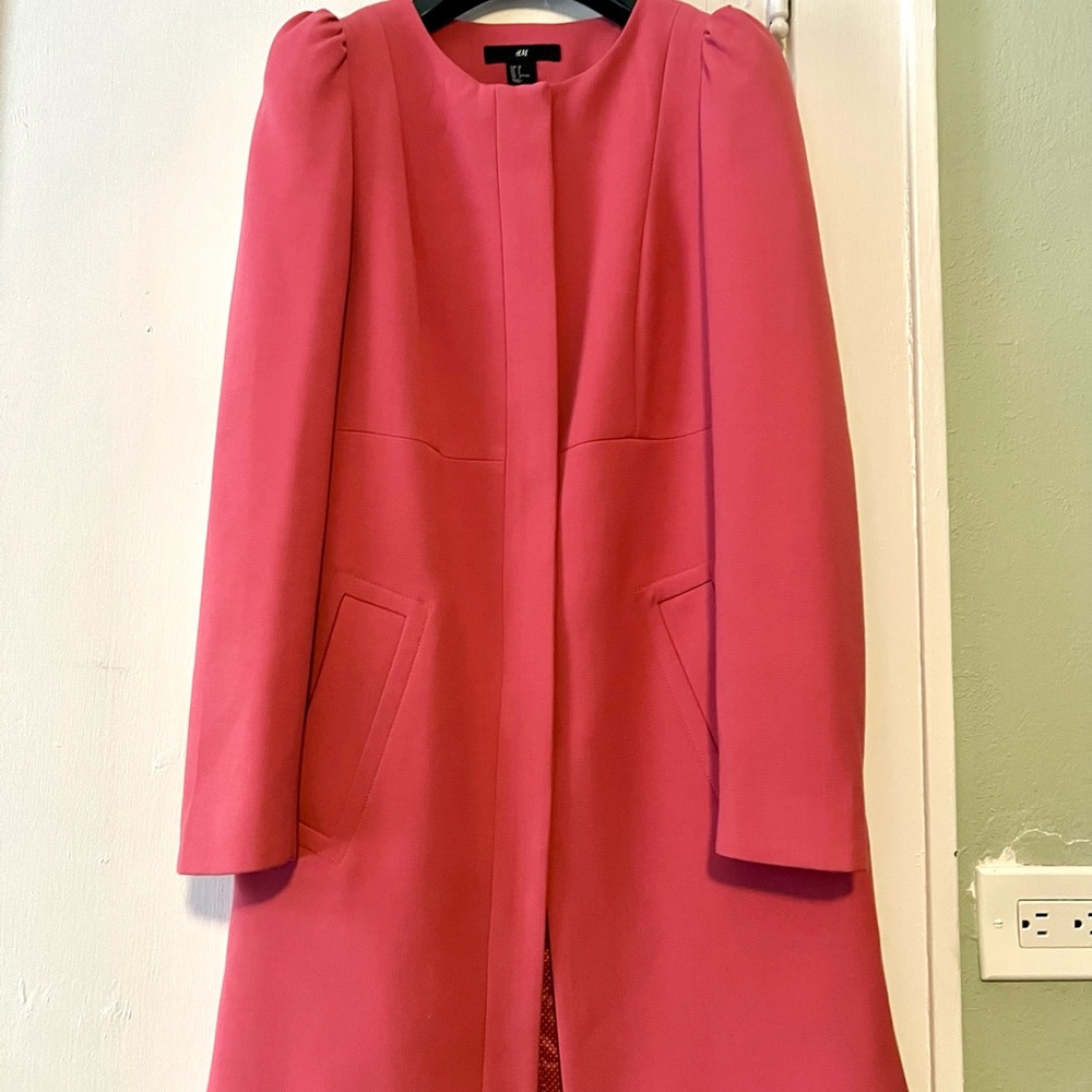 H&M Vibrant Pink Women's Coat